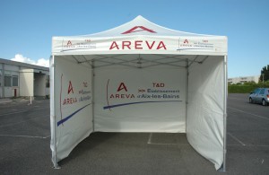 Références - Areva Quicktent Tivoli, tonnelle pliante, tente pliante, barnum pliant